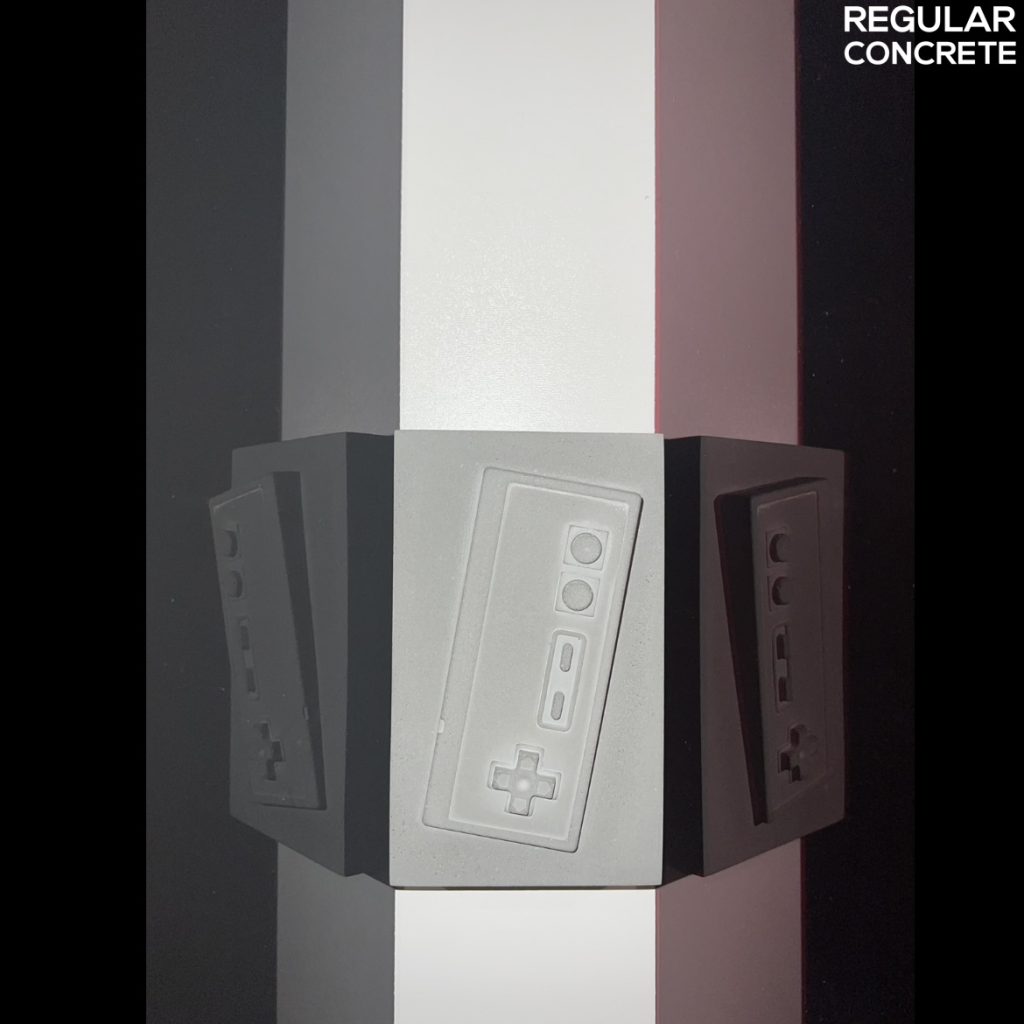 Concrete Nintendo NES remote controller REGULAR CONCRETE