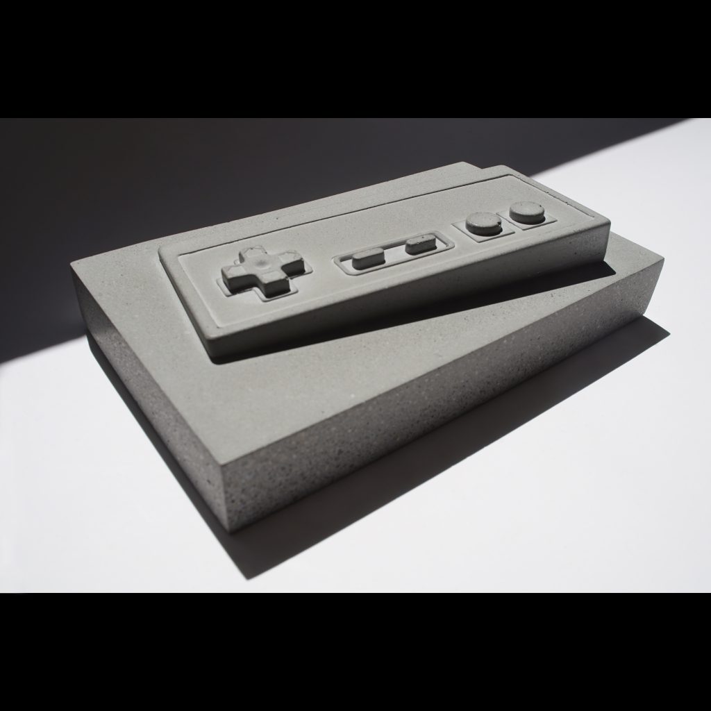 Concrete Nintendo NES remote controller REGULAR CONCRETE