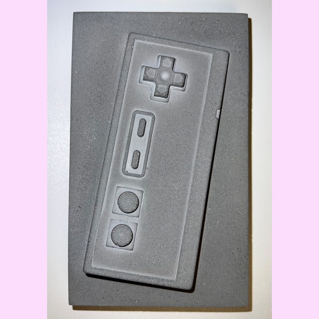 Concrete Nintendo NES remote controller
